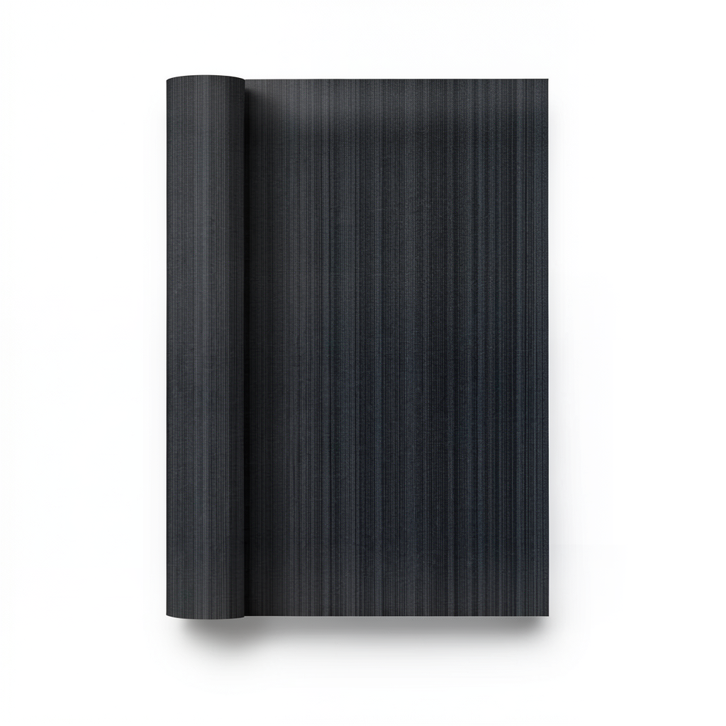 Wallpaper Striped Design Size 15.6m×100cm Black Color