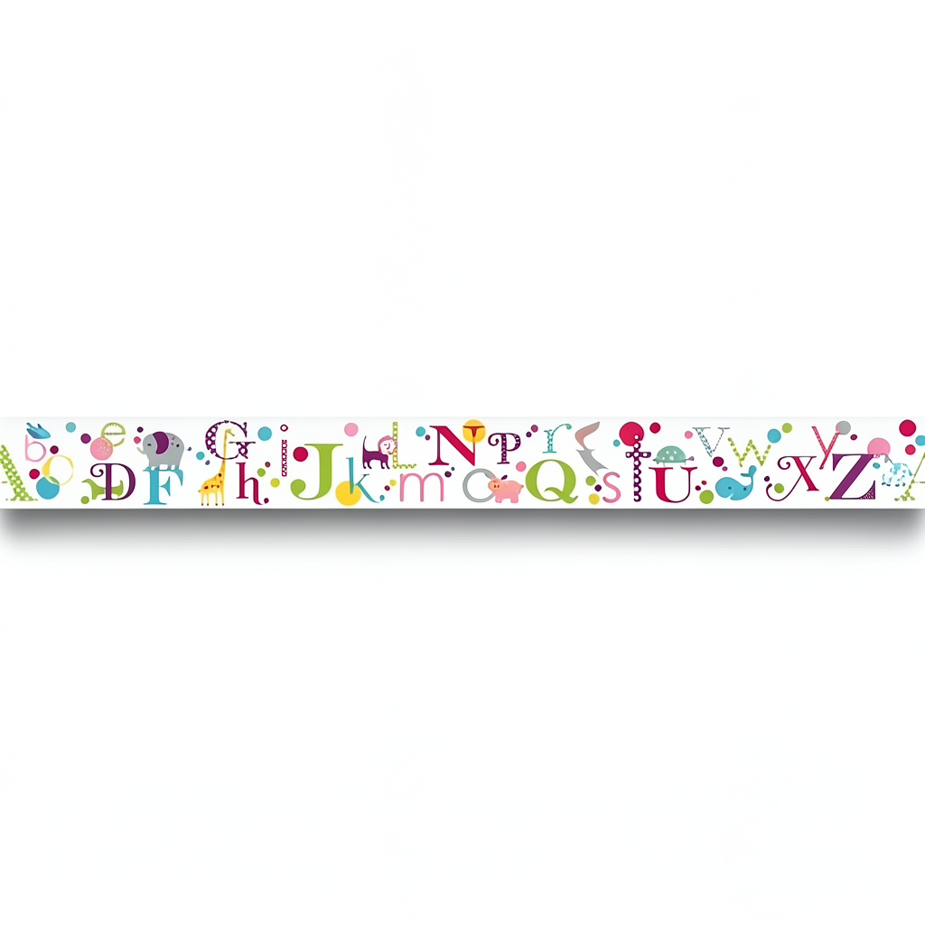 Youth and Children Wall Decoration 10m x 0.53m Multicolor
