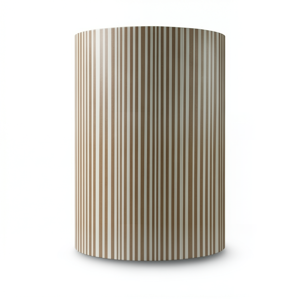 Striped Wallpaper Vinyl Sheath 10m x 53cm Brown