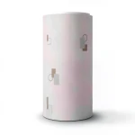 Classic Wallpaper Vinyl Sheath Length 15.6m Width 106cm Light Pink Gray Brown