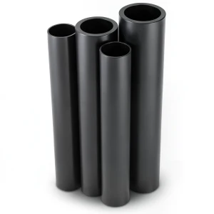 أنابيب HDPE الراجحي PE 80 ضغط 8 بار قطر خارجي 560 مم سمك 50.9 مم لون أسود
