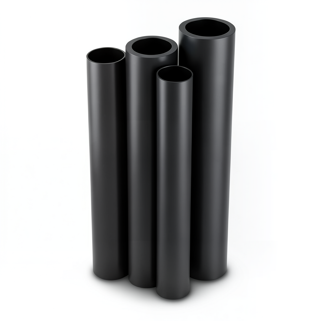 HDPE Pipes PE 100 Pressure 10 Bar 630 mm OD 57.3 mm Thickness Black