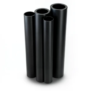 أنابيب HDPE الراجحي PE 80 ضغط 8 بار قطر 630 مم سمك 57.3 مم لون أسود