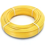 HDPE Pipes PE 80 Pressure 8 Bar Outside Diameter 75 mm Thickness 6.8 mm Yellow