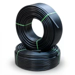 أنابيب HDPE الراجحي PE 100 ضغط 10 بار قطر خارجي 90 مم سمك 8.2 مم لون اسود