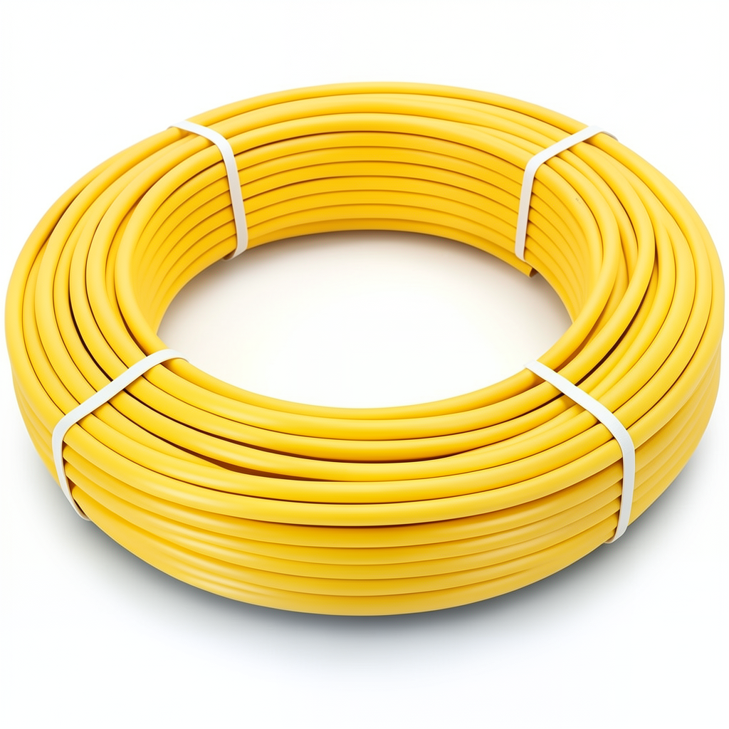 HDPE Pipes PE 80 Pressure 8 Bar Outside Diameter 90 mm Thickness 8.2 mm Yellow