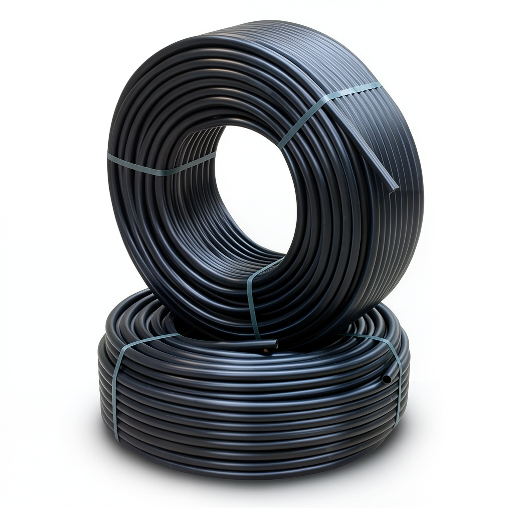 أنابيب HDPE الراجحي PE 100 ضغط 10 بار قطر خارجي 110 مم سمك 10 مم لون أسود