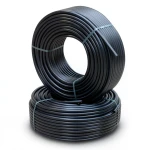 أنابيب HDPE الراجحي PE 100 ضغط 10 بار قطر خارجي 110 مم سمك 10 مم لون أسود