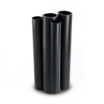 مواسير HDPE PE 80 ضغط 10 بار قطر خارجي 560 مم سمك 50.9 مم لون أسود