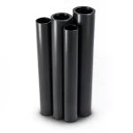 أنابيب HDPE PE 80 ضغط 8 بار قطر خارجي 450 مم سمك 26.7 مم لون أسود