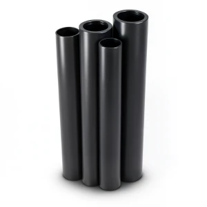 HDPE Pipes PE 80 Pressure 8 Bar Outside Diameter 450 mm Thickness 26.7 mm Black
