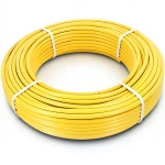 أنابيب HDPE PE 80 ضغط 8 بار قطر خارجي 110 مم سمك 10 مم لون أصفر
