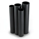 مواسير HDPE PE 100 ضغط 10 بار قطر 450 مم سمك 26.7 مم لون أسود