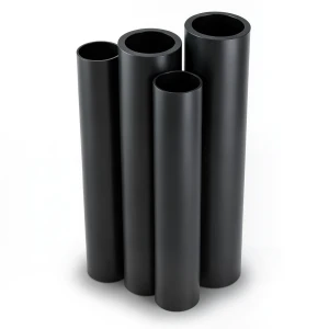 مواسير HDPE PE 100 ضغط 10 بار قطر 450 مم سمك 26.7 مم لون أسود