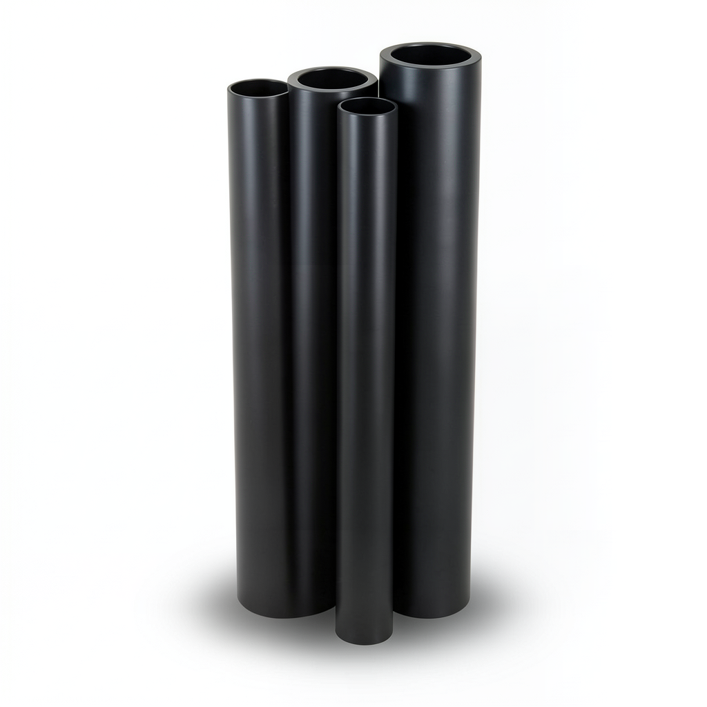 Al-Rajhi HDPE Pipes PE 80 Pressure 8 Bar Outside Diameter 560 mm Thickness 50.9 mm Black