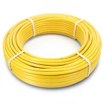 أنابيب HDPE الراجحي PE 100 ضغط 10 بار قطر خارجي 125 مم سمك 11.4 مم لون أصفر