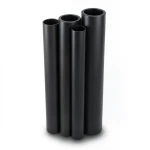 مواسير HDPE PE 100 ضغط 10 بار قطر خارجي 500 مم سمك 29.7 مم لون أسود