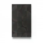 Geometric wallpaper, length 10 m, width 0.53 m, dark brown color, model 10392-15