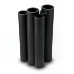 مواسير HDPE PE 100 ضغط 10 بار قطر خارجي 560 مم سمك 33.2 مم لون أسود
