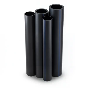 Al-Rajhi HDPE Pipes PE 80 Pressure 8 Bar Diameter 630 mm Thickness 57.3 mm Black