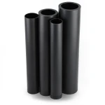 أنابيب HDPE PE 80 ضغط 8 بار قطر خارجي 630 مم سمك 37.4 مم لون أسود