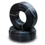 Al-Rajhi HDPE Pipes PE 80 8 Bar Pressure 40 mm Diameter 2.4 mm Thickness Black