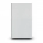 Plain wall paper, length 10 m, width 0.53 m, light gray color, model 10393-01