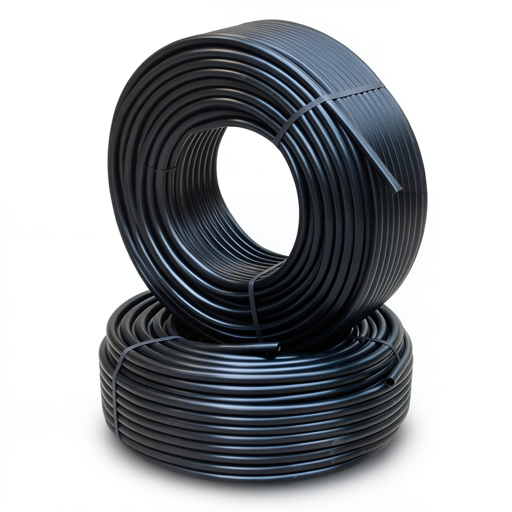 Al-Rajhi HDPE Pipes PE 80 Pressure 8 Bar Outer Diameter 75 mm Thickness 4.5 mm Black