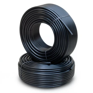 أنابيب HDPE الراجحي PE 80 ضغط 8 بار قطر خارجي 75 مم سمك 4.5 مم لون اسود