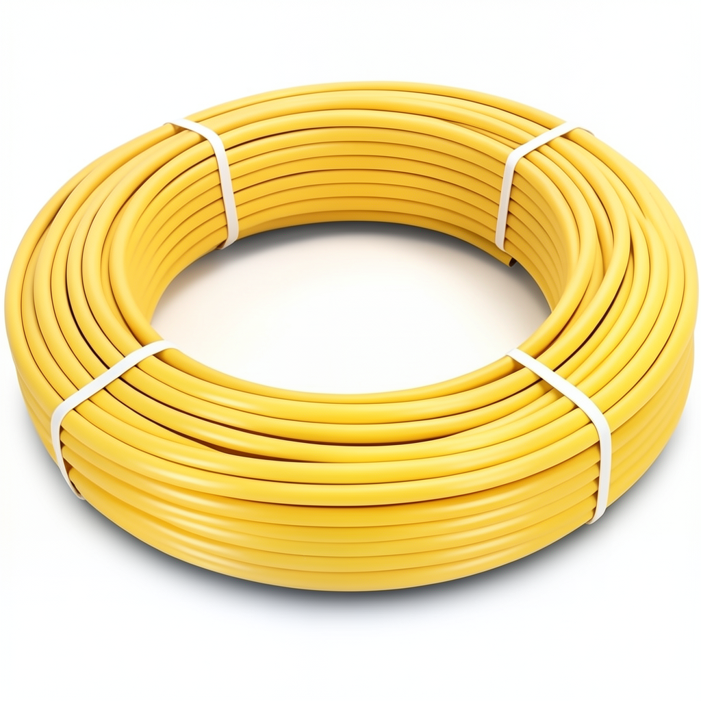 Al-Rajhi HDPE Pipes PE 100 Pressure 10 Bar Outside Diameter 90 mm Thickness 8.2 mm Yellow