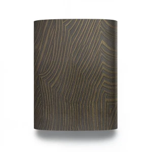 Wallpaper Classic Design 15.6m×106cm Dark Brown with Light Gold
