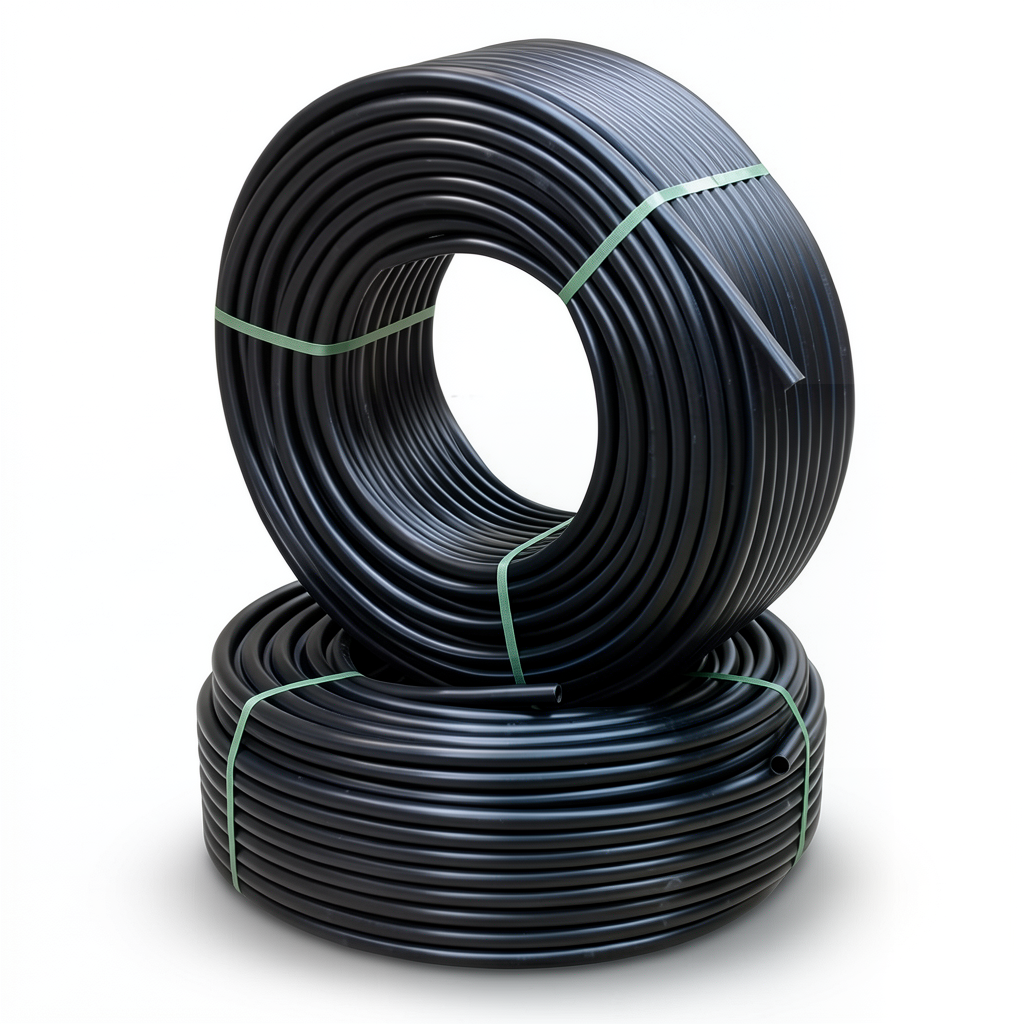 Al-Rajhi HDPE Pipes PE 80 Pressure 8 Bar Outer Diameter 110 mm Thickness 6.6 mm Black