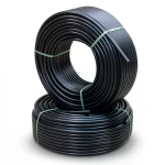 Al-Rajhi HDPE Pipes PE 80 Pressure 8 Bar Outer Diameter 110 mm Thickness 6.6 mm Black