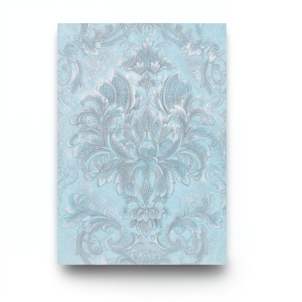 Italian Wall Covering 10m x 0.73m Pale Blue, Model 25204