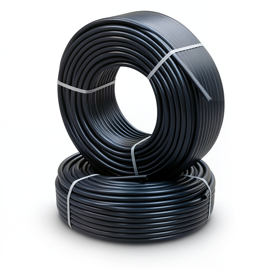 أنابيب HDPE الراجحي PE 100 ضغط 10 بار قطر خارجي 110 مم سمك 10 مم لون أسود