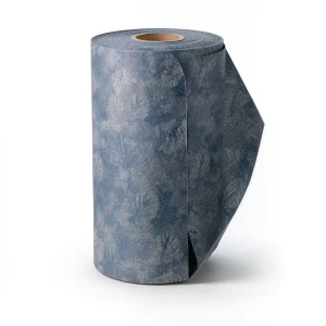 Classic Wall Covering Vinyl Sheath 15.6m x 106cm Gray Navy Blue
