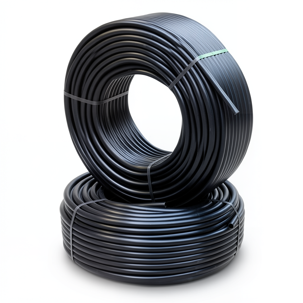 HDPE Pipes PE 80 Pressure 8 Bar Outside Diameter 110 mm Thickness 10 mm Black