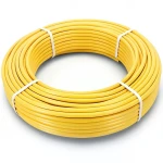 HDPE Pipes PE 80 Pressure 8 Bar Outside Diameter 110 mm Thickness 10 mm Yellow