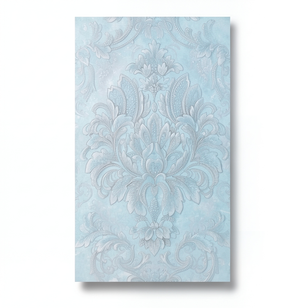Italian Wallpaper Pale Blue, Size 10m x 0.73m, Model 25205
