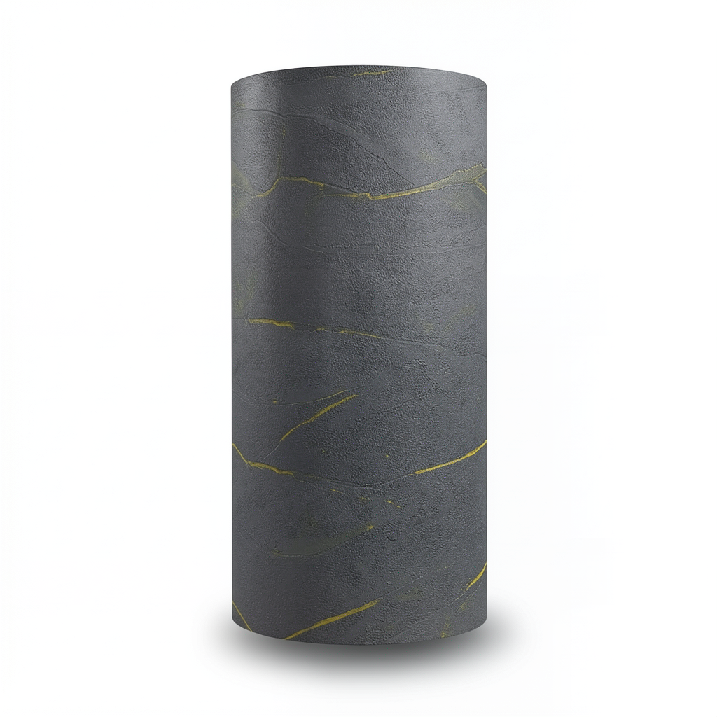 Wallpaper Classic Design 15.6m×106cm Dark Gray with Yellow