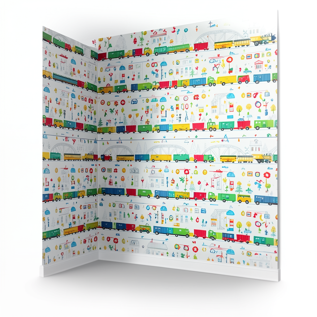 Youth and Children Wallpaper 10m x 0.53m Multicolor, Model GK9013BD