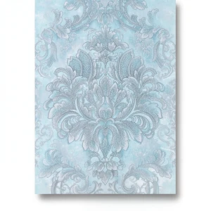 Italian Wallpaper Pale Blue, Size 10m x 0.73m, Model 25205