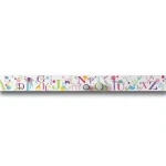 Youth and Children Wall Decoration 10m x 0.53m Multicolor