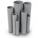 UPVC Pipes Modern Technology Nominal Pressure 16 Bar Outside Diameter 20 mm Thickness 1.5 mm Gray Colour
