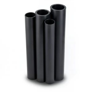 مواسير HDPE PE 100 ضغط 10 بار قطر خارجي 500 مم سمك 29.7 مم لون أسود