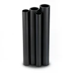 أنابيب HDPE PE 80 ضغط 8 بار قطر خارجي 630 مم سمك 37.4 مم لون أسود