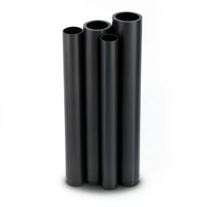 أنابيب HDPE PE 80 ضغط 8 بار قطر خارجي 630 مم سمك 37.4 مم لون أسود