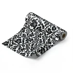 Classic Wall Decoration Vinyl Sheath 15.6m x 106cm Black and White