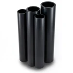 Al-Rajhi HDPE Pipes PE 80 8 Bar Pressure 225 mm OD 13.4 mm Thickness Black