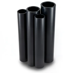 مواسير HDPE الراجحي PE 80 ضغط 8 بار قطر خارجي 225 مم سمك 13.4 مم لون اسود